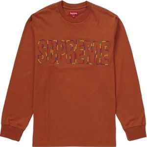 Supreme International L/S Tee (Rust)